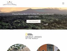 Tablet Screenshot of fincarosablanca.com
